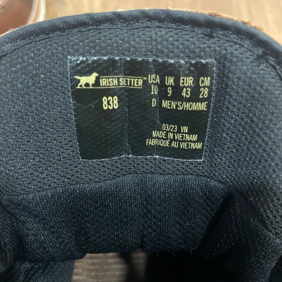 Irish Setter Brown Leather Men's Boots - Picture 6 of 6